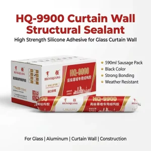 Weatherproof Structural Silicone Sealant for Building Facade Glass Curtain Wall and Exterior Joint Sealing