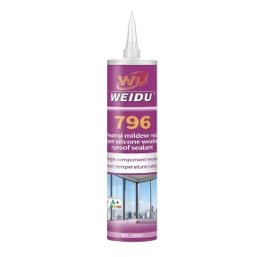 WeiDu796 One Component Neutral Anti Mold Silicone Weatherproof Sealant for Construction Doors Windows Packing