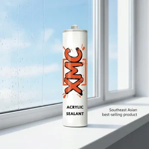 White Waterproof Acrylic Sealant for Cracks and Gaps in Prefabricated Building Elements