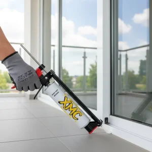 Window Door All Purpose Construction Mildew Proof Glass Glue Fast Cured Neutral Silicone Sealant XMC Brand Weatherproof 12