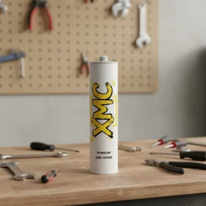 XMC603 Neutral Silicone Sealant, Waterproof Multipurpose Construction Adhesive for Woodworking, Windows, and Doors