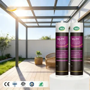 Yaqi Neutral Waterproof Low VOC General Purpose Silicone Sealant for Construction Woodworking Window and Door Pipe Sealing