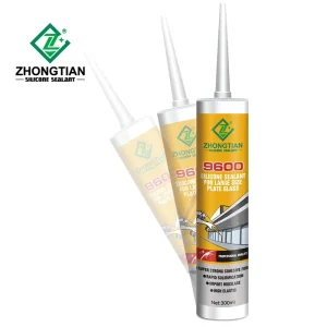 ZHONGTIAN High Performance White Silicone Sealant Clear Weather Resistant Waterproof Glue for Windows & Doors New Product