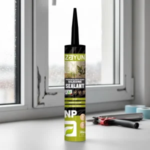 ZhongGuiYuan GP Waterproof Neutral Glass Silicone Sealant White Clear Paste Quick Dry Strong Adhesion Mold Prevention Sealing